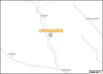 map of Zhenwudong