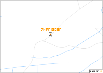 map of Zhenxiang