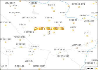 map of Zhenyaozhuang