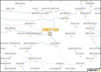 map of Zhenyuv