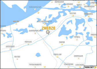 map of Zhenze