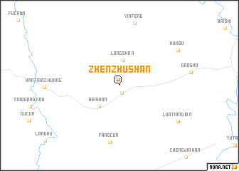 map of Zhenzhushan