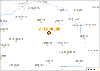 map of Zherdovka