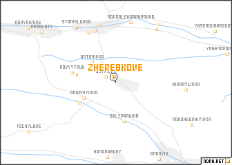 map of Zherebkove