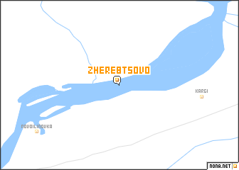 map of Zherebtsovo