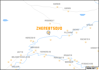 map of Zherebtsovo