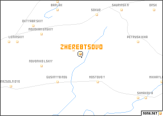 map of Zherebtsovo