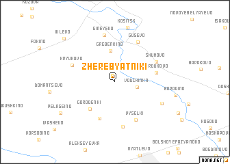 map of Zherebyatniki