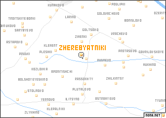 map of Zherebyatniki