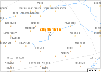 map of Zheremets