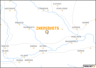 map of Zhergovets