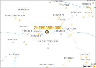 map of Zhernosekovo