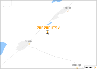 map of Zhernovtsy