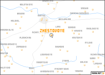 map of Zhestovoye