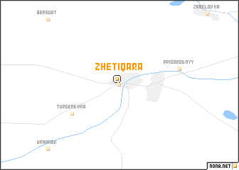 map of Zhetiqara