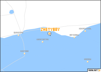 map of Zhetybay