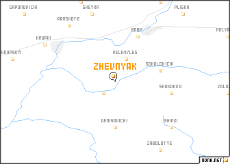map of Zhevnyak