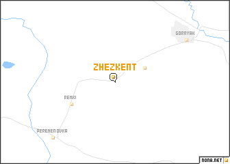 map of Zhezkent