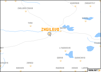 map of Zhgilëvo