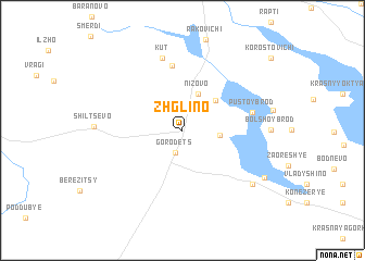 map of Zhglino