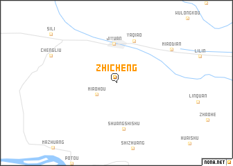 map of Zhicheng