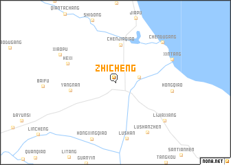map of Zhicheng