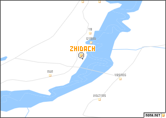 map of Zhidach\