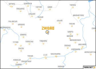 map of Zhidao