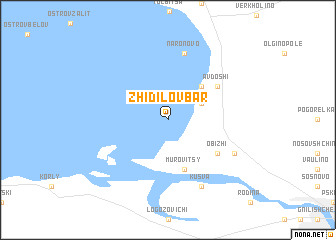 map of Zhidilov Bar