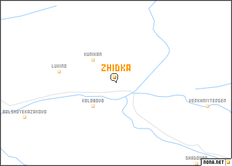 map of Zhidka