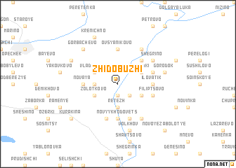 map of Zhidobuzhi