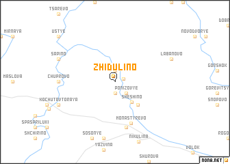 map of Zhidulino