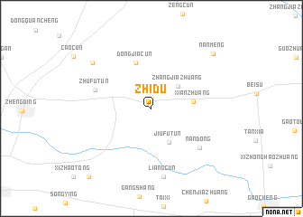 map of Zhidu