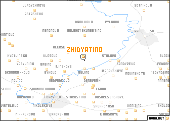 map of Zhidyatino