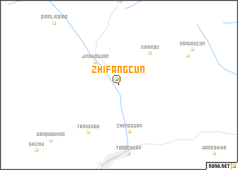 map of Zhifangcun