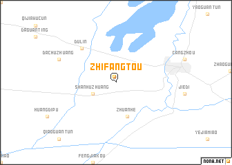 map of Zhifangtou