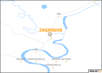 map of Zhiganovka