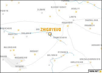 map of Zhigayevo