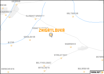 map of Zhigaylovka