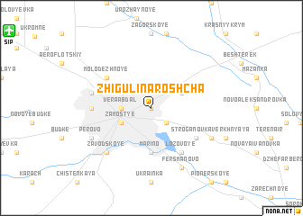 map of Zhigulina Roshcha