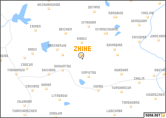 map of Zhihe