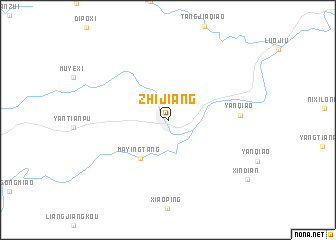 map of Zhijiang