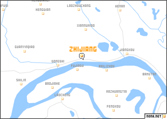map of Zhijiang