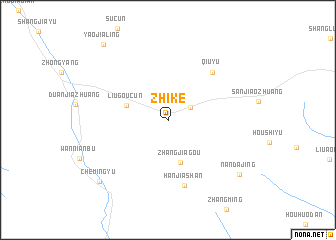 map of Zhike