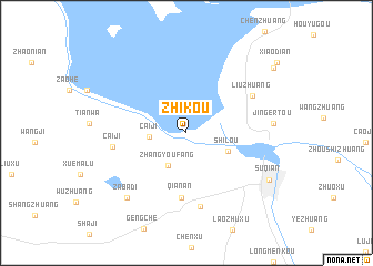 map of Zhikou