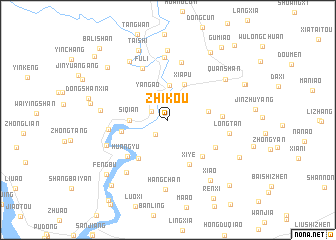 map of Zhikou