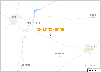 map of Zhilanzhuang