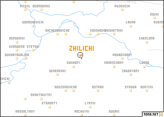 map of Zhilichi