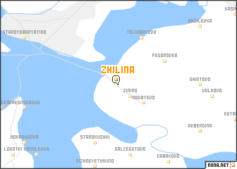 map of Zhilina