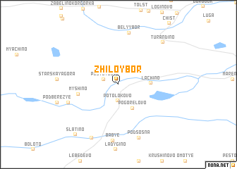 map of Zhiloy Bor